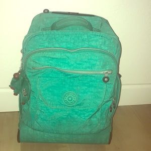 Turquoise Kipling backpack